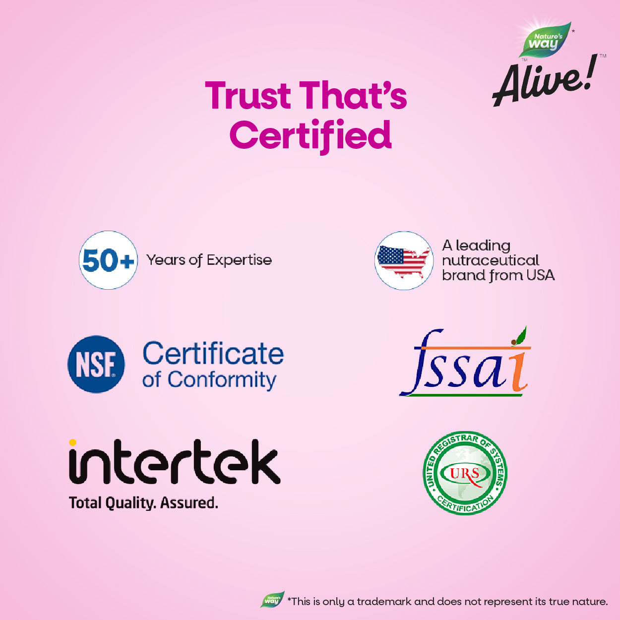 Nature's Way Alive Women's Multivitamin - certified trusted quality