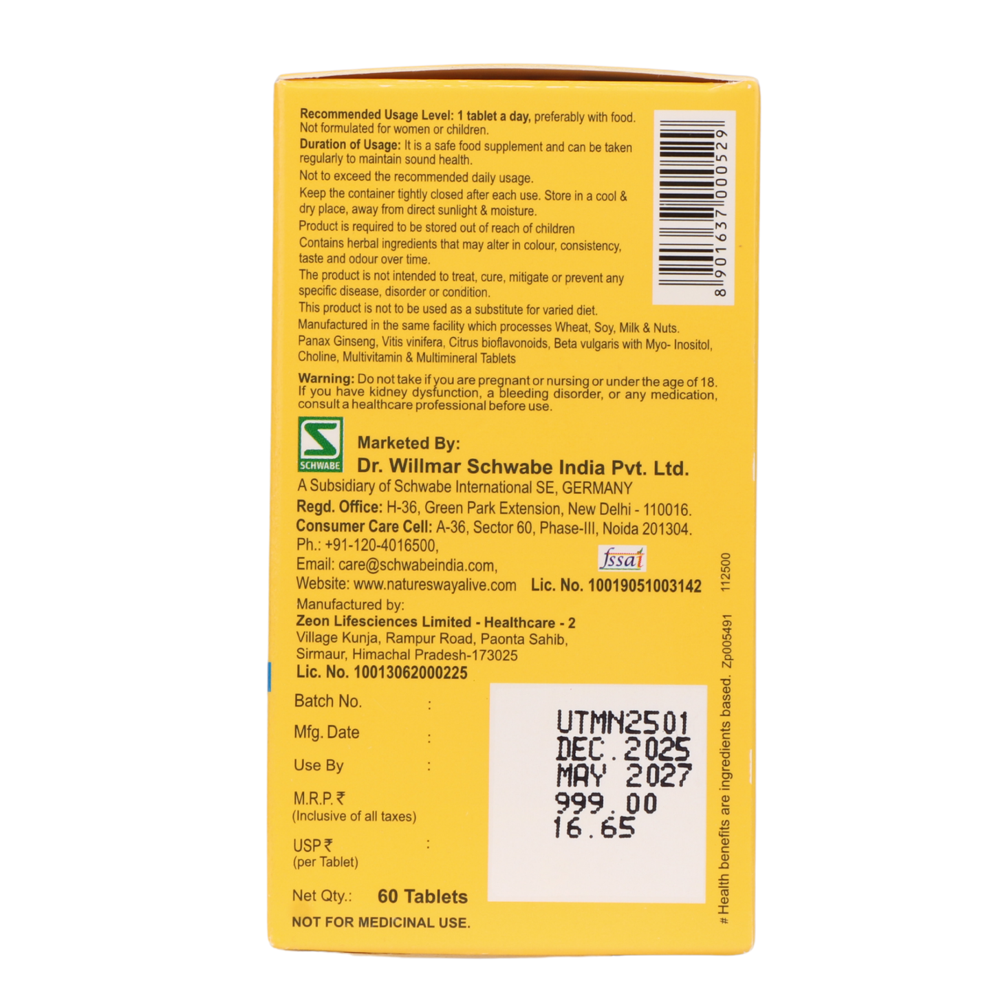 Nature's Way Alive Men’s Ultra MultiVitamin