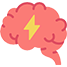 Brain focus icon