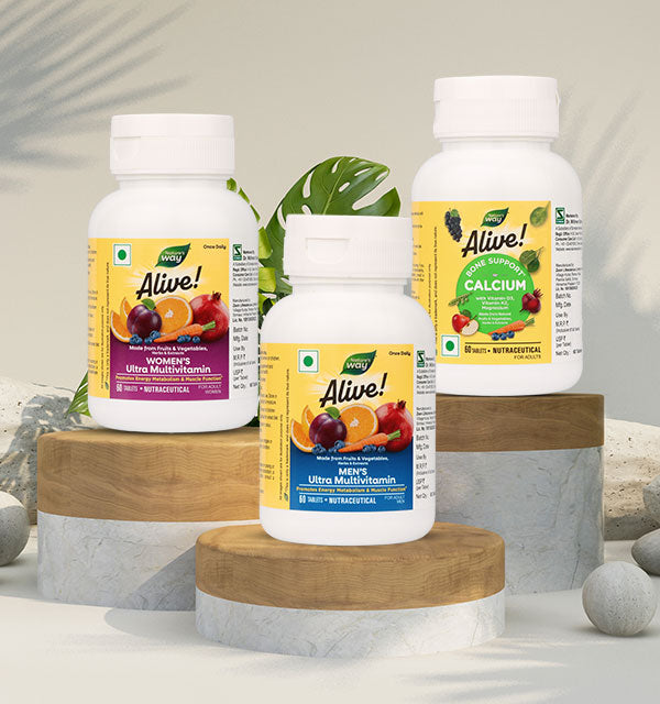 Men's Ultra Multivitamin+ Women's Ultra Multivitamin +Alive Calcium Bone Support