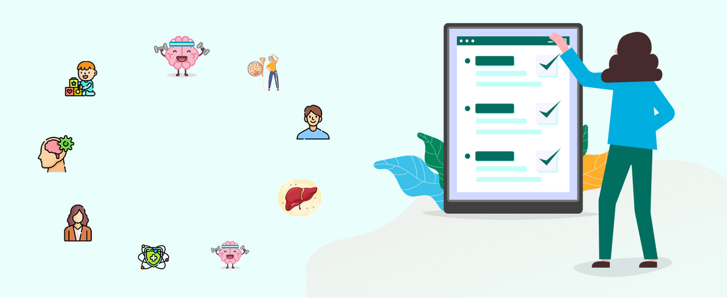 A person is checking the list for the compatibility quiz for the users