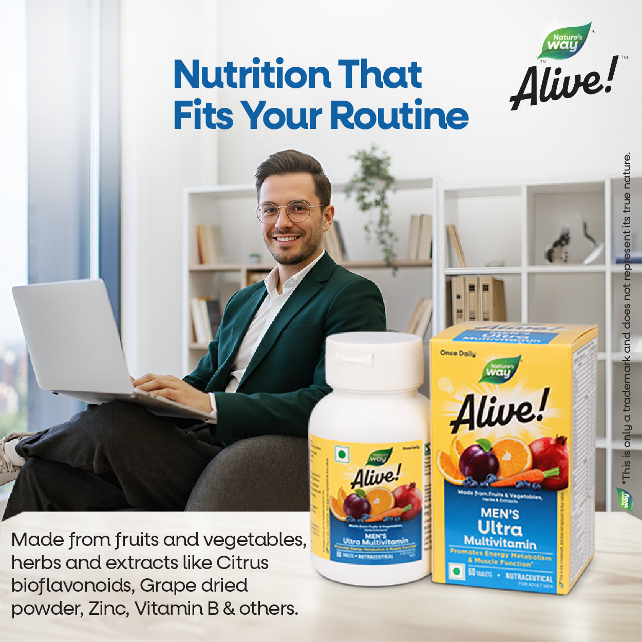 Nature's Way Alive Men’s Ultra MultiVitamin