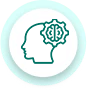 Brain health support icon
