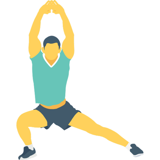 icon showing physically active person